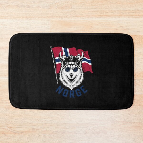 Item preview, Norge Norwegian Viking Husky Patriot Pride designed and sold by SofenArt.