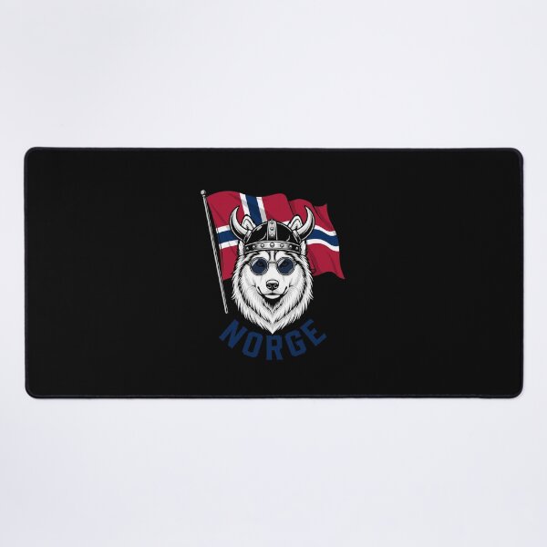 Item preview, Norge Norwegian Viking Husky Patriot Pride designed and sold by SofenArt.