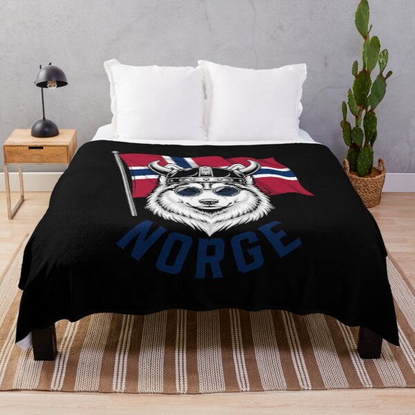 Item preview, Norge Norwegian Viking Husky Patriot Pride designed and sold by SofenArt.