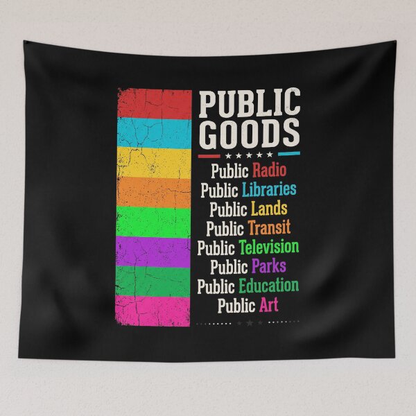 Item preview, Public Goods Public Services Community Advocate Supporter designed and sold by SofenArt.