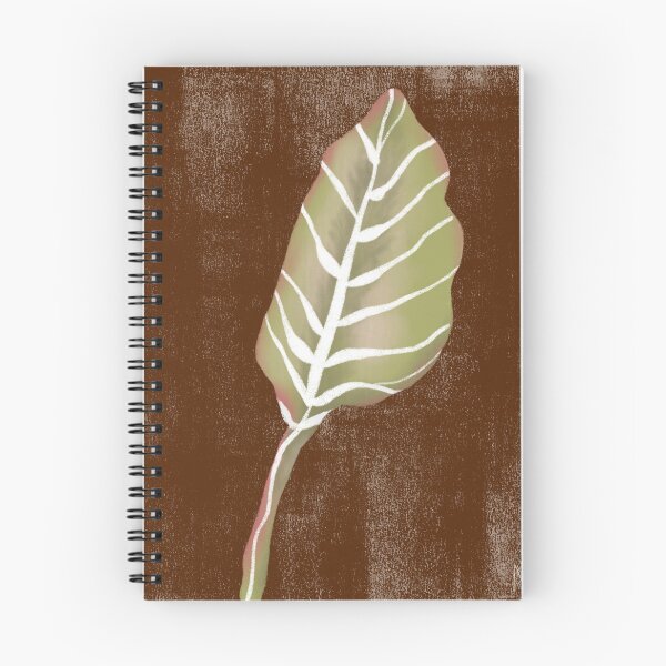 Item preview,  Earthy Brown Tropical Monstera Leaf Art Print designed and sold by altastudio.