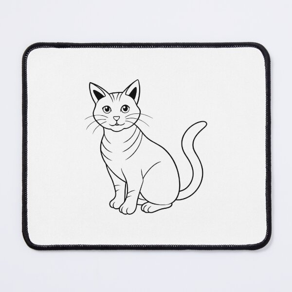 Item preview, Gattino-design minimal per amanti dei gatti designed and sold by Inkmyproblem.