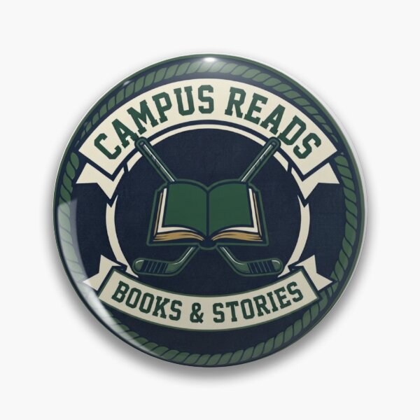 Item preview, Campus Reads - Books and Stories - Vintage Hockey Varsity Emblem designed and sold by Fatomfatom.