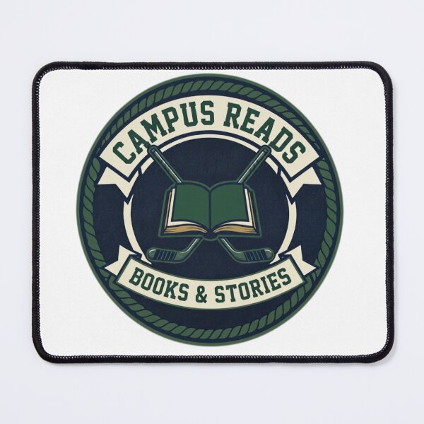 Item preview, Campus Reads - Books and Stories - Vintage Hockey Varsity Emblem designed and sold by Fatomfatom.