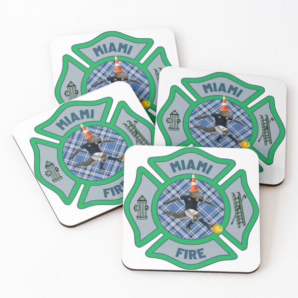 Aperçu de l'œuvre Tartan Army Miami Maltese Cross - Miami Fire créée et vendue par BerlinerKatzen.