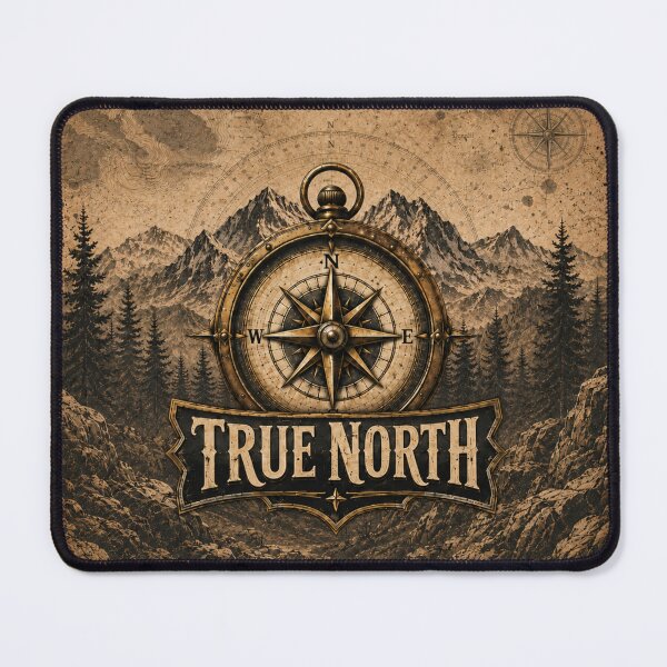 Item preview, Find Your True North – Vintage Compass Adventure designed and sold by SimplyArtLab.
