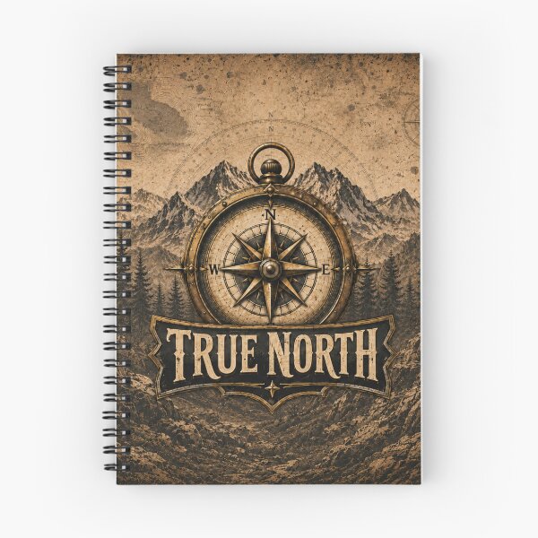 Item preview, Find Your True North – Vintage Compass Adventure designed and sold by SimplyArtLab.