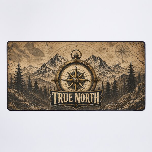 Item preview, Find Your True North – Vintage Compass Adventure designed and sold by SimplyArtLab.