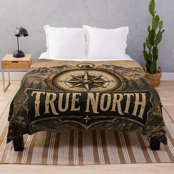 Item preview, Find Your True North – Vintage Compass Adventure designed and sold by SimplyArtLab.