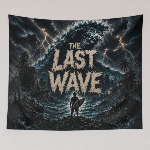 Item preview, The Last Wave – Apocalyptic Tsunami Survivor designed and sold by SimplyArtLab.