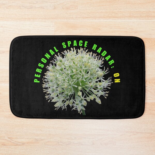 Item preview, Personal Space Radar On Funny Garlic Flower Introvert Meme designed and sold by JurateArt-DK.
