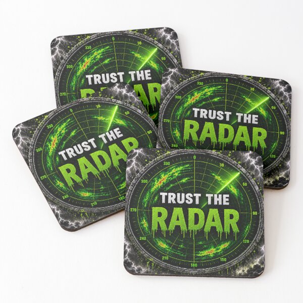 Item preview, Trust the Radar – Electric Storm Hunter designed and sold by SimplyArtLab.