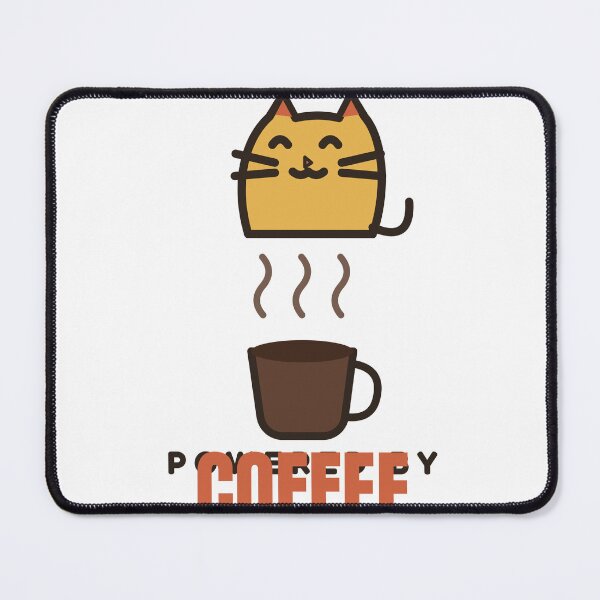 Item preview, Powered by Coffee and Cat Hair Funny Cat Mom designed and sold by Jonathas0989.