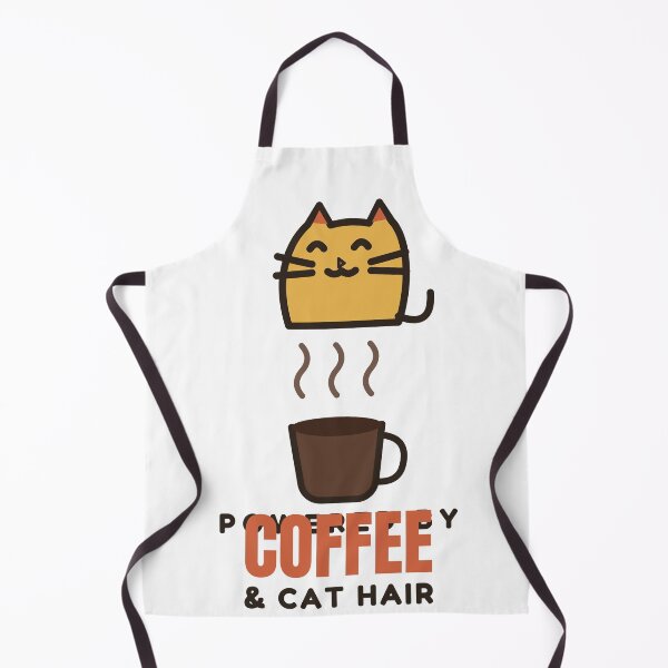 Item preview, Powered by Coffee and Cat Hair Funny Cat Mom designed and sold by Jonathas0989.