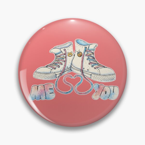 Item preview, Me & You Sneakers | Cute Love Cartoon Shoes Illustration designed and sold by LemosINKstudio.