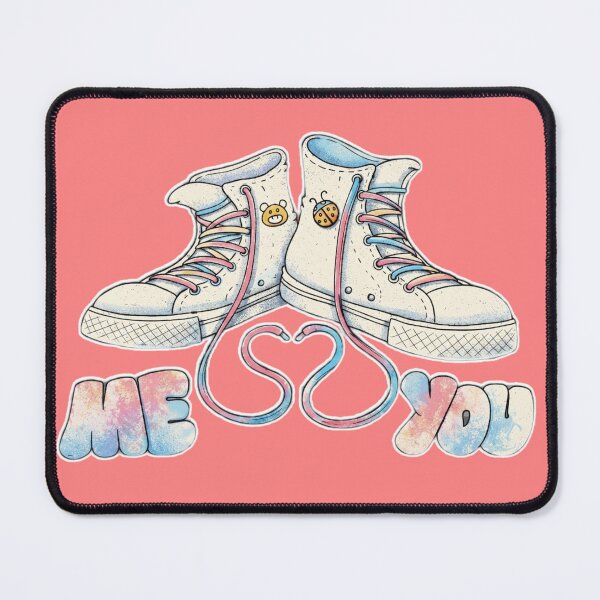 Item preview, Me & You Sneakers | Cute Love Cartoon Shoes Illustration designed and sold by LemosINKstudio.