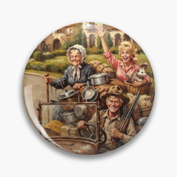 Item preview, The Beverly Hillbillies Retro Classic Comedy Culture Tribute Art Poster designed and sold by Art's Diner.