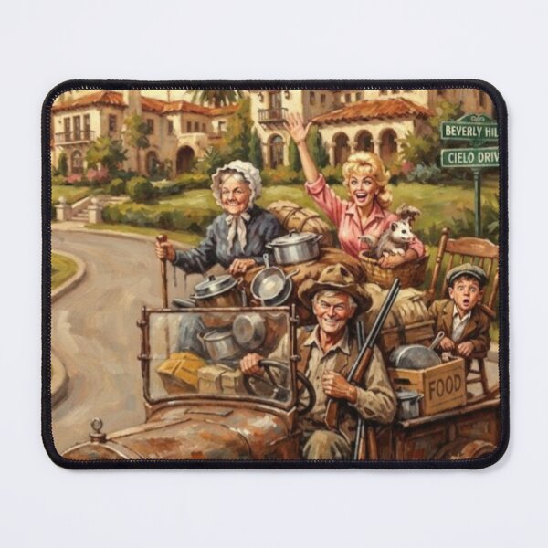 Item preview, The Beverly Hillbillies Retro Classic Comedy Culture Tribute Art Poster designed and sold by Art's Diner.