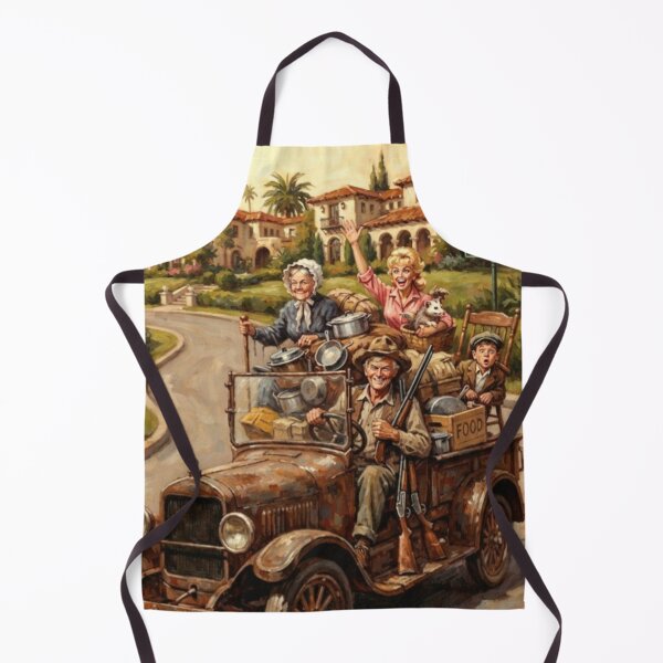 Item preview, The Beverly Hillbillies Retro Classic Comedy Culture Tribute Art Poster designed and sold by Art's Diner.