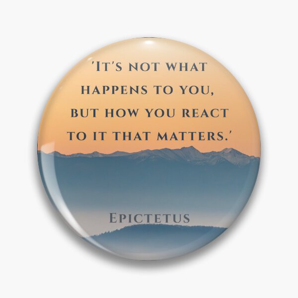 Item preview, Epictetus Stoic Quote About Control | Stoic Philosophy Motivation designed and sold by DoseOPhilosophy.