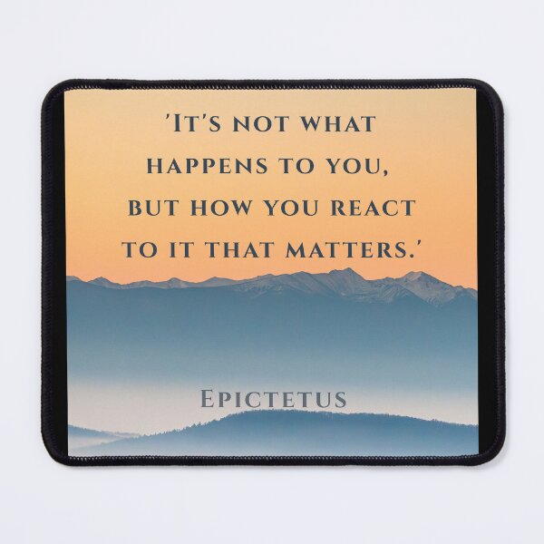 Item preview, Epictetus Stoic Quote About Control | Stoic Philosophy Motivation designed and sold by DoseOPhilosophy.