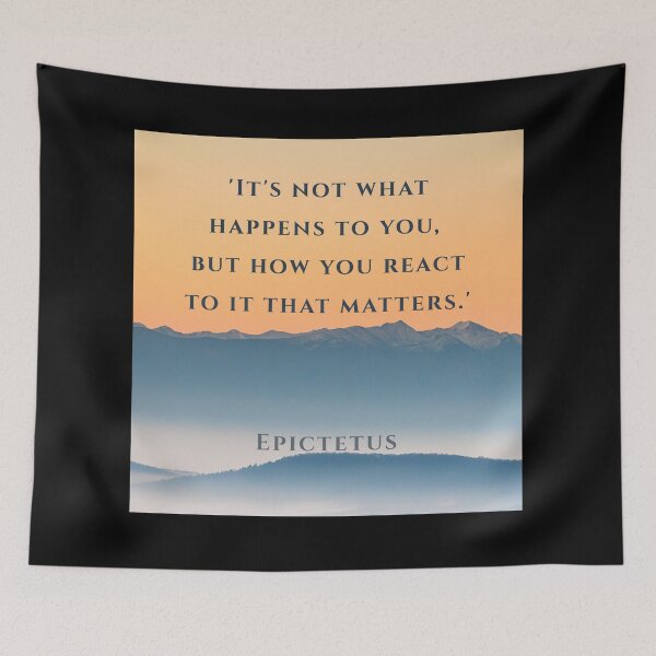Item preview, Epictetus Stoic Quote About Control | Stoic Philosophy Motivation designed and sold by DoseOPhilosophy.