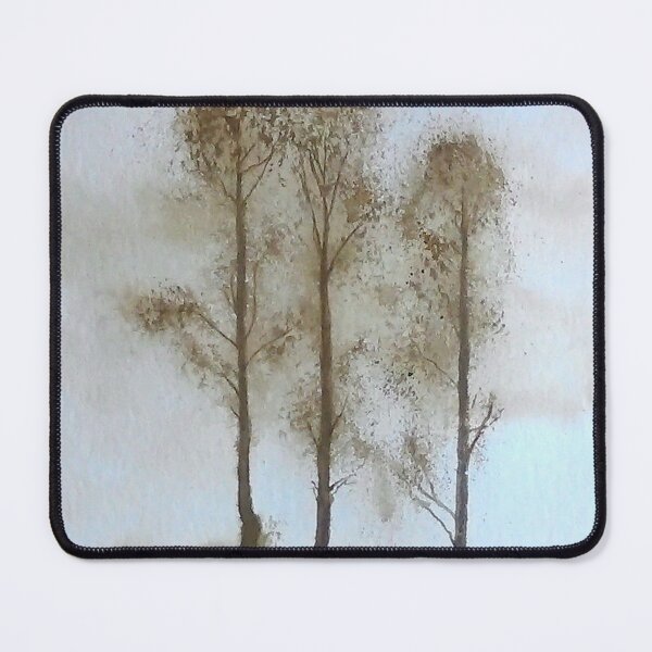 Item preview, Minimal Winter Trees Watercolor Landscape designed and sold by PeyronnelArt.