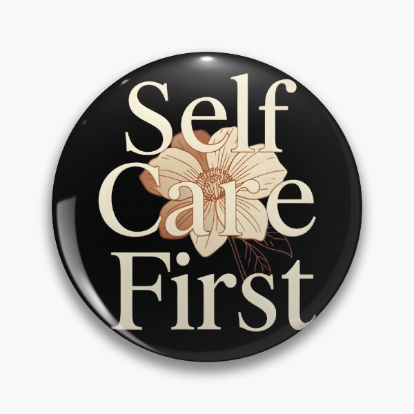 Item preview, Self Care First Vintage Botanical Typography Flower Graphic designed and sold by KCasual.