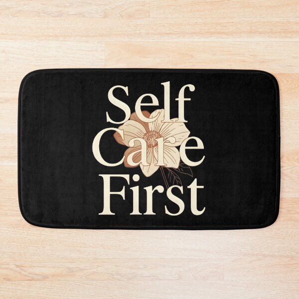 Item preview, Self Care First Vintage Botanical Typography Flower Graphic designed and sold by KCasual.