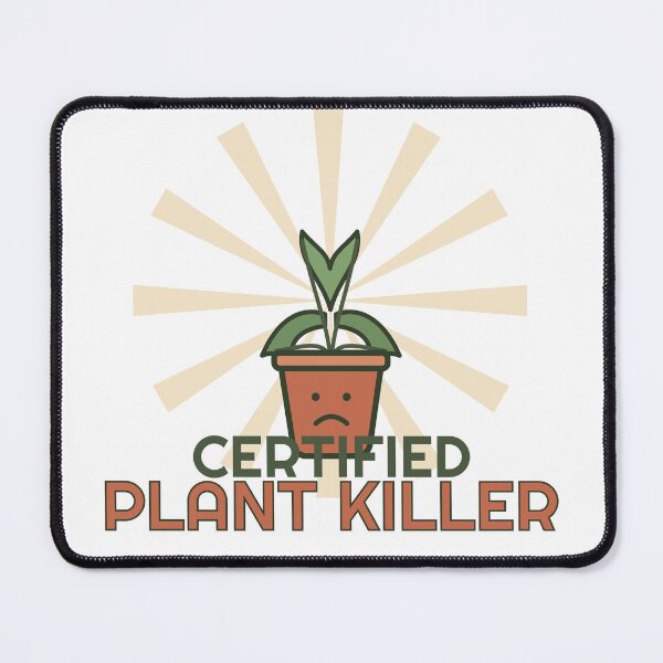 Item preview, Certified Plant Killer Funny Retro Plant Lover designed and sold by Jonathas0989.