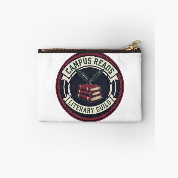Item preview, Campus Reads Literary Guild - Vintage Bookish Emblem designed and sold by Fatomfatom.