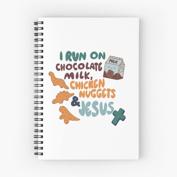 Item preview, Chocolate milk, Chicken Nuggets and Jesus  designed and sold by HopeKailani.