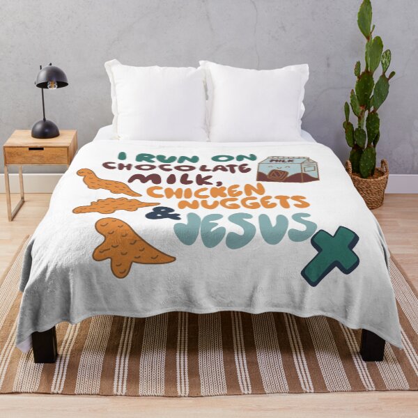 Item preview, Chocolate milk, Chicken Nuggets and Jesus designed and sold by HopeKailani.