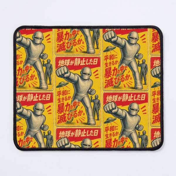 Item preview, Vintage Japanese Menko Gort Robot Card – The Day the Earth Stood Still Sci-Fi Retro Art designed and sold by electrovista.