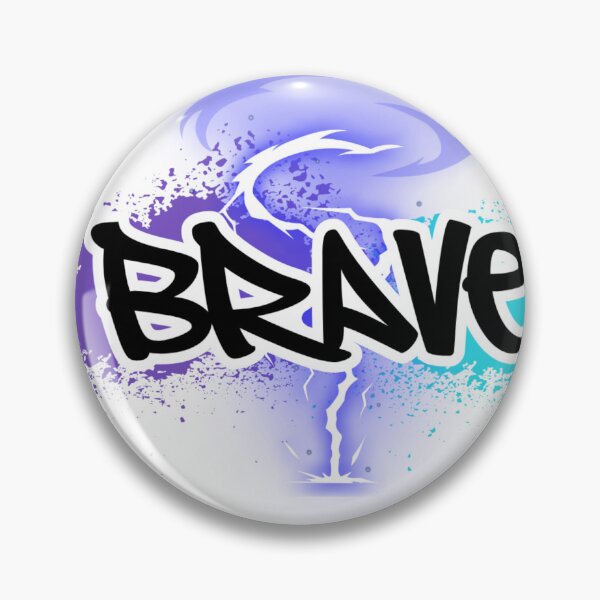 Item preview, Brave Graffiti Lightning Bolt designed and sold by Aqua Kre-Artz.
