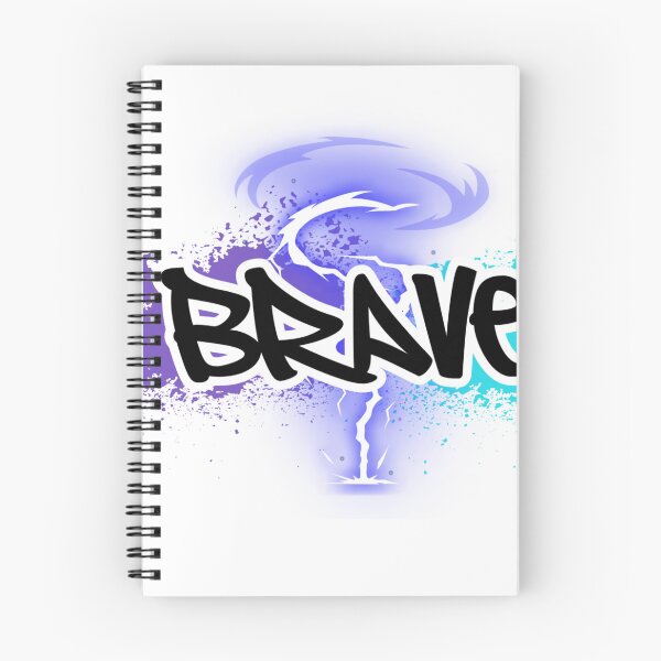 Item preview, Brave Graffiti Lightning Bolt designed and sold by Aqua Kre-Artz.
