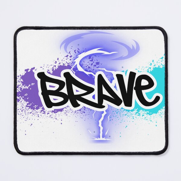 Item preview, Brave Graffiti Lightning Bolt designed and sold by Aqua Kre-Artz.
