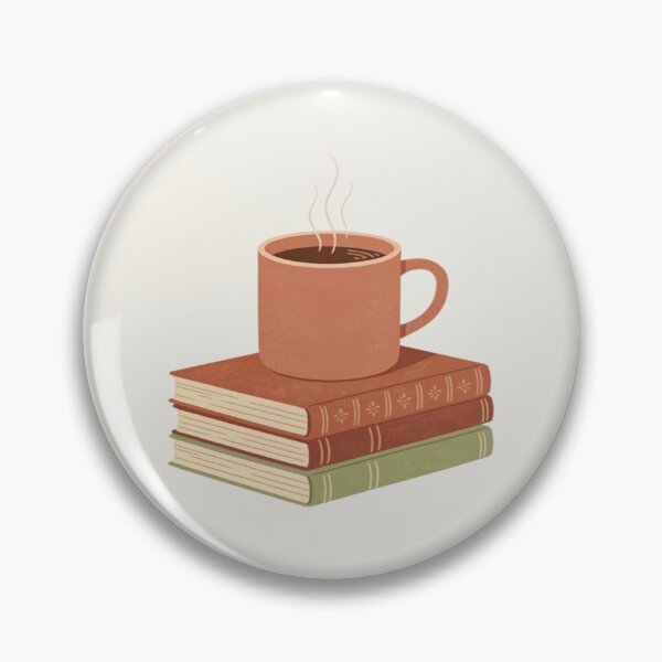 Item preview, Cozy Book and Coffee Warm Aesthetic Illustration designed and sold by NDstudio.