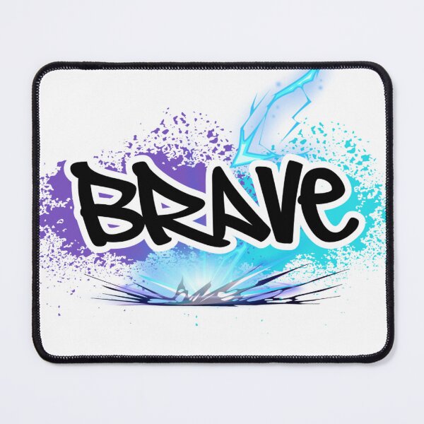 Item preview, Brave Lightning Bolt Graffiti designed and sold by Aqua Kre-Artz.