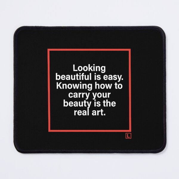 Item preview, Red Frame Thoughts | Minimal Typography Art designed and sold by Lifer Art and Design.