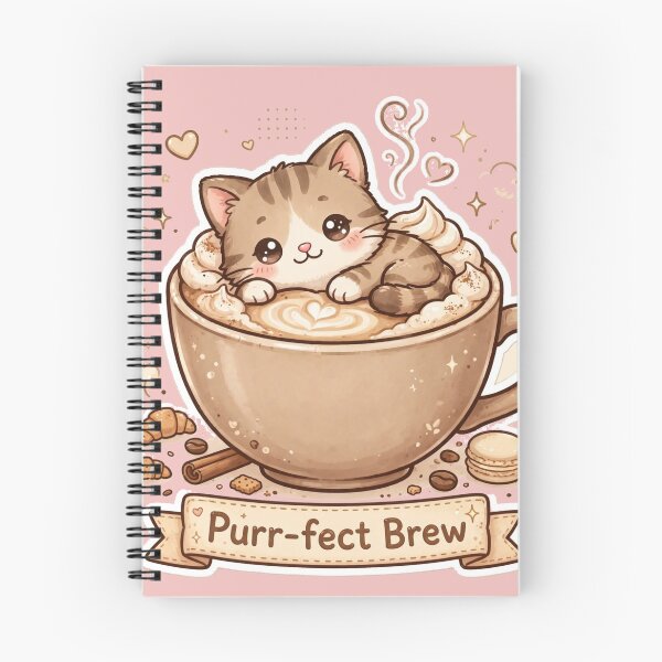Item preview, Coffee Cat - Purr-fect Brew designed and sold by HAYA6395.