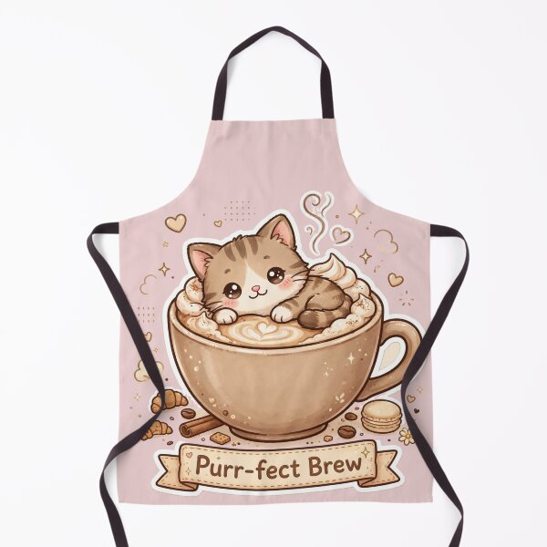 Item preview, Coffee Cat - Purr-fect Brew designed and sold by HAYA6395.