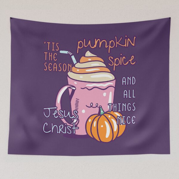 Item preview, Pumpkin Spice Coffee Lover 'Tis the Season Jesus Christ Pumpkin Spice and All Things Nice Christian   designed and sold by Forevermore.