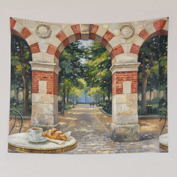 Item preview, Place des Vosges Archway: Marais District Art Print designed and sold by CARRAANN.
