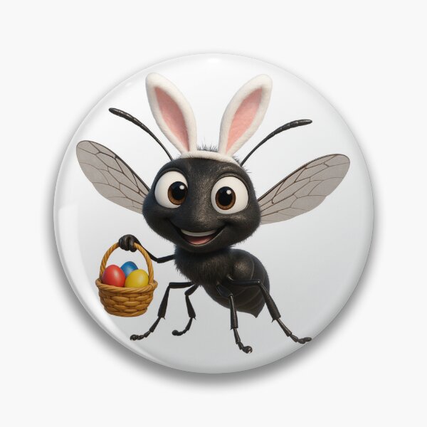 Item preview, Easter Black Wasp designed and sold by Sillytoe.