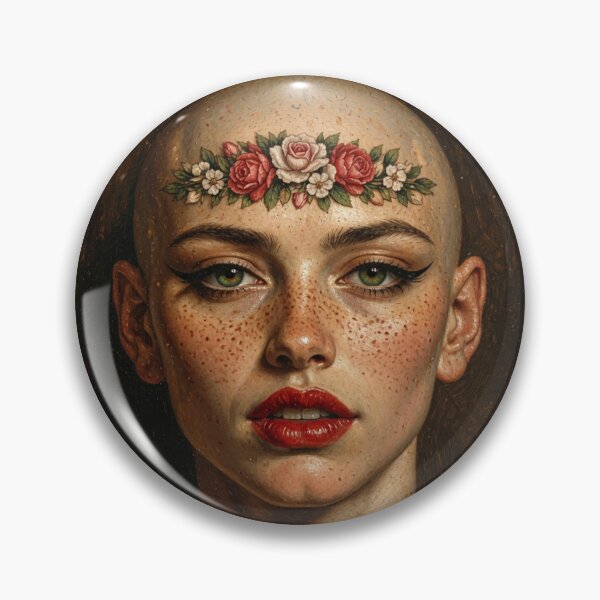 Item preview, The girl with the flowers tattoo ...  designed and sold by Eutrope d'Orange.