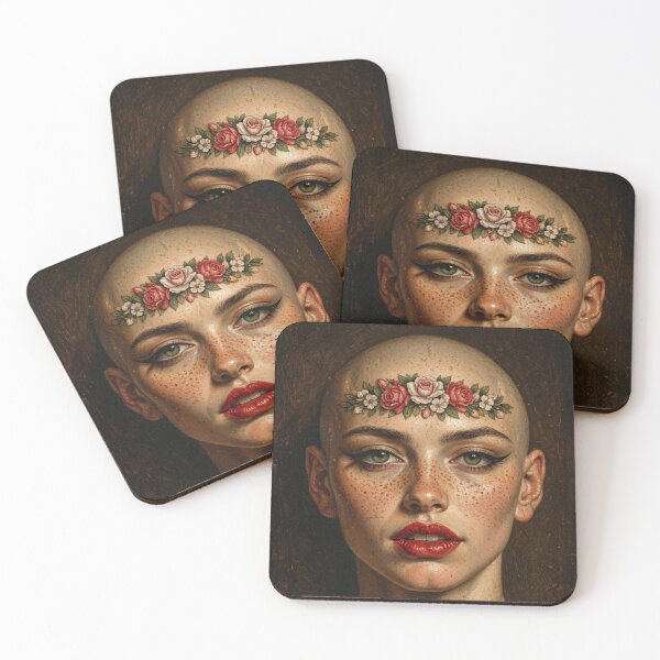 Item preview, The girl with the flowers tattoo ...  designed and sold by Eutrope d'Orange.