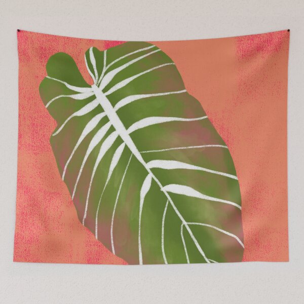 Item preview,  Watermelon Summer Monstera Leaf Art Print designed and sold by altastudio.