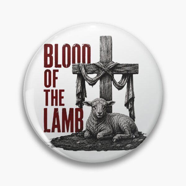 Item preview, The Blood of the Lamb Jesus Christ - Christian Metal Streetwear designed and sold by Blood Washed Apparel.