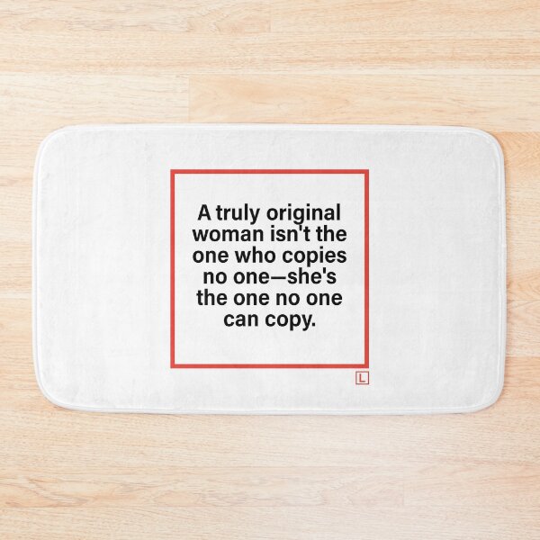 Item preview, Red Frame Thoughts | Minimal Typography Art designed and sold by Lifer Art and Design.